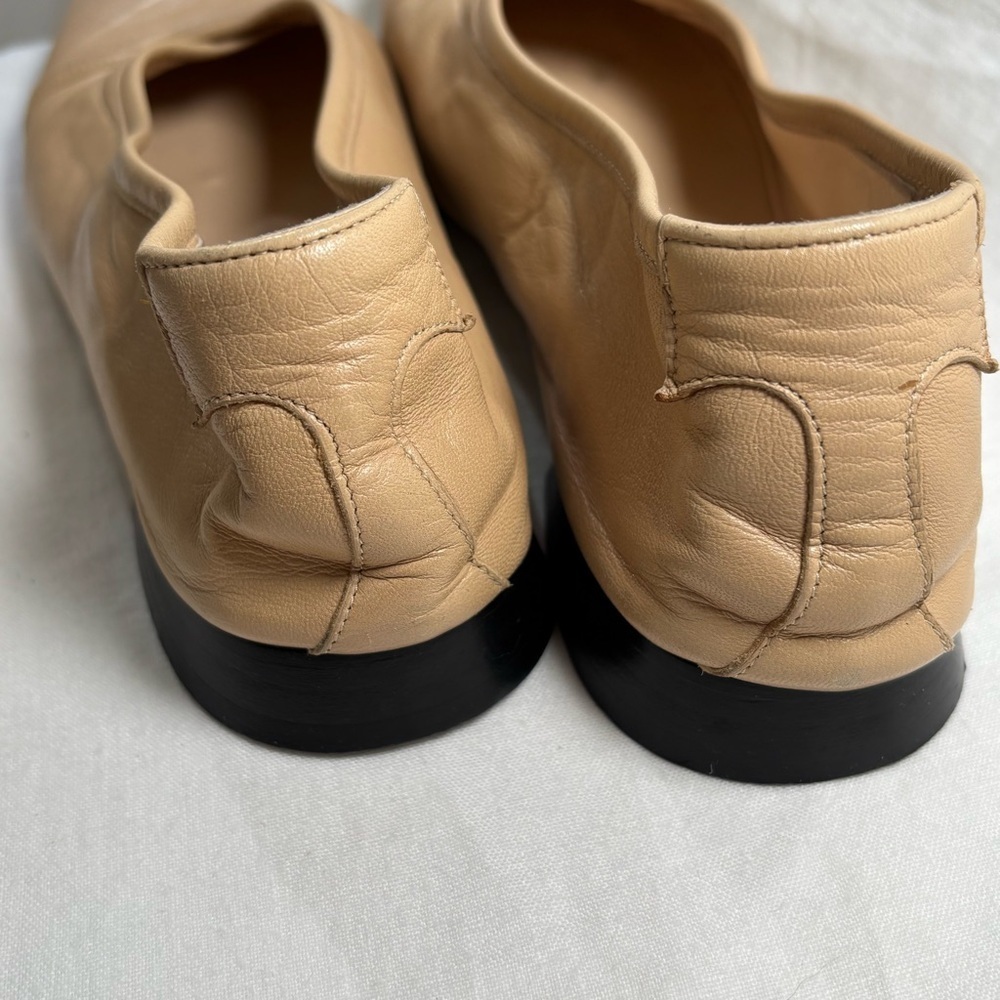 Taryn Rose Women's Camel Leather Flats. Made in Italy size 39.5 - Picture 4 of 9